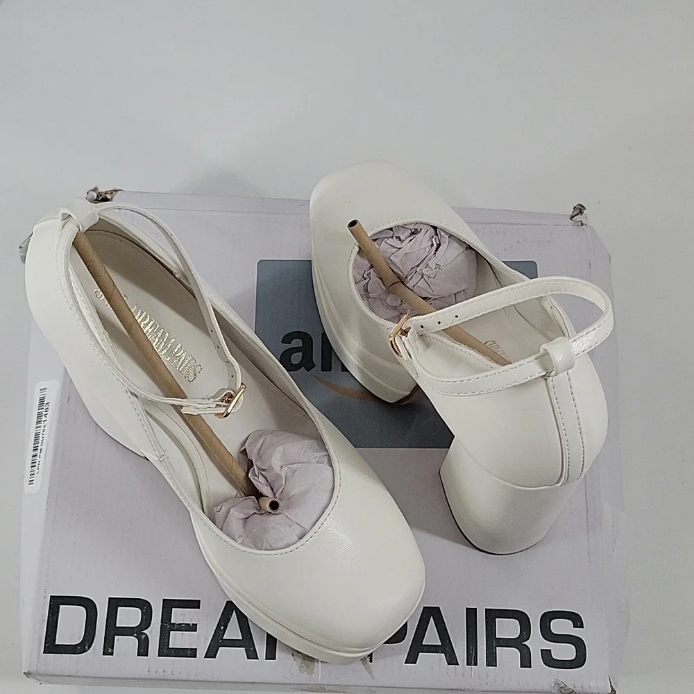 White Platform Heels New